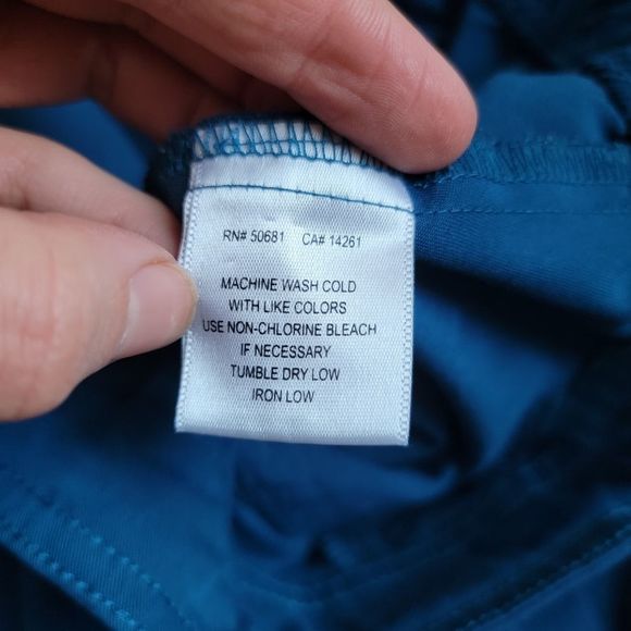 NrG by Barco Women's 4 Pocket Tie Front Straight Leg Scrub Pant - Picture 5 of 5